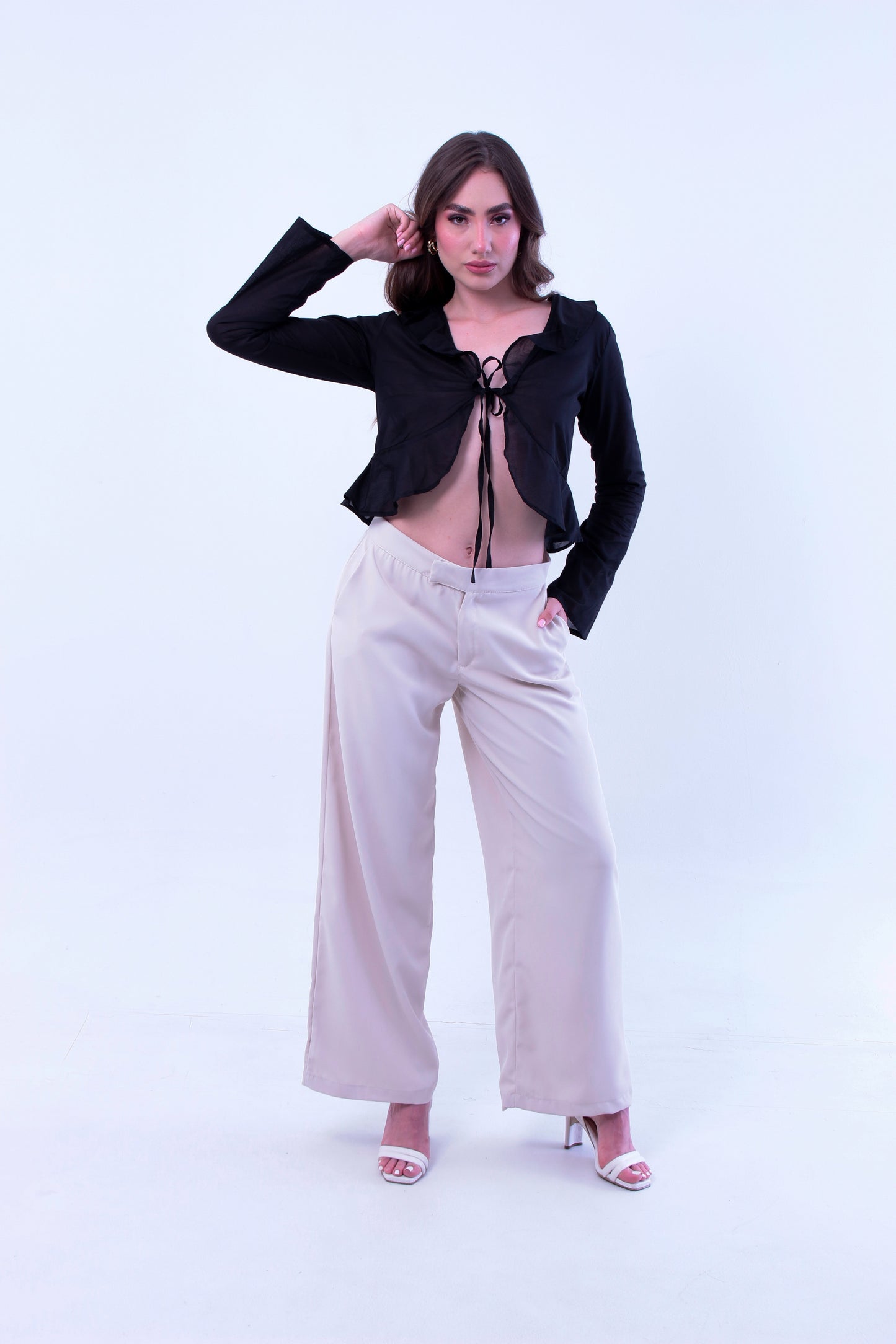blusa cream