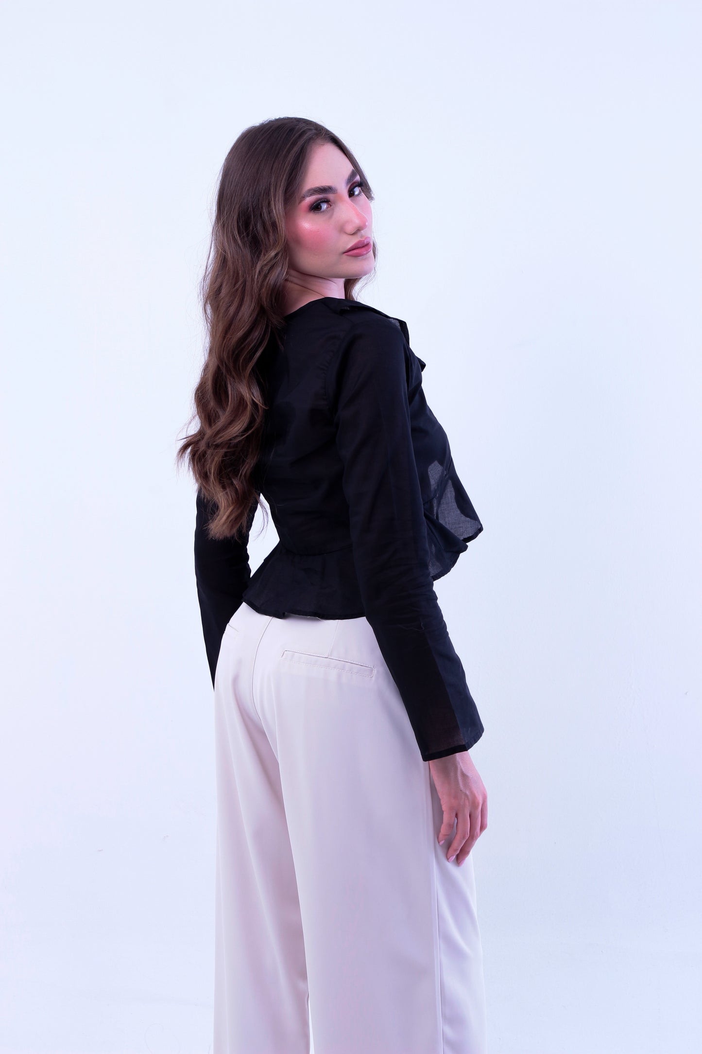 blusa cream