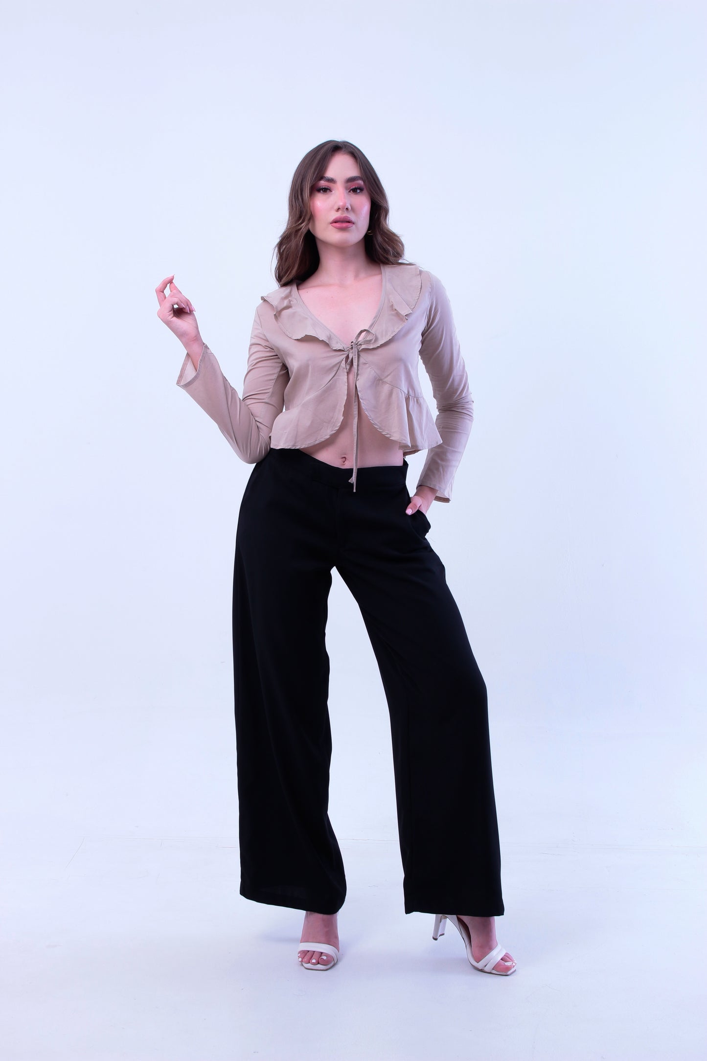 blusa cream