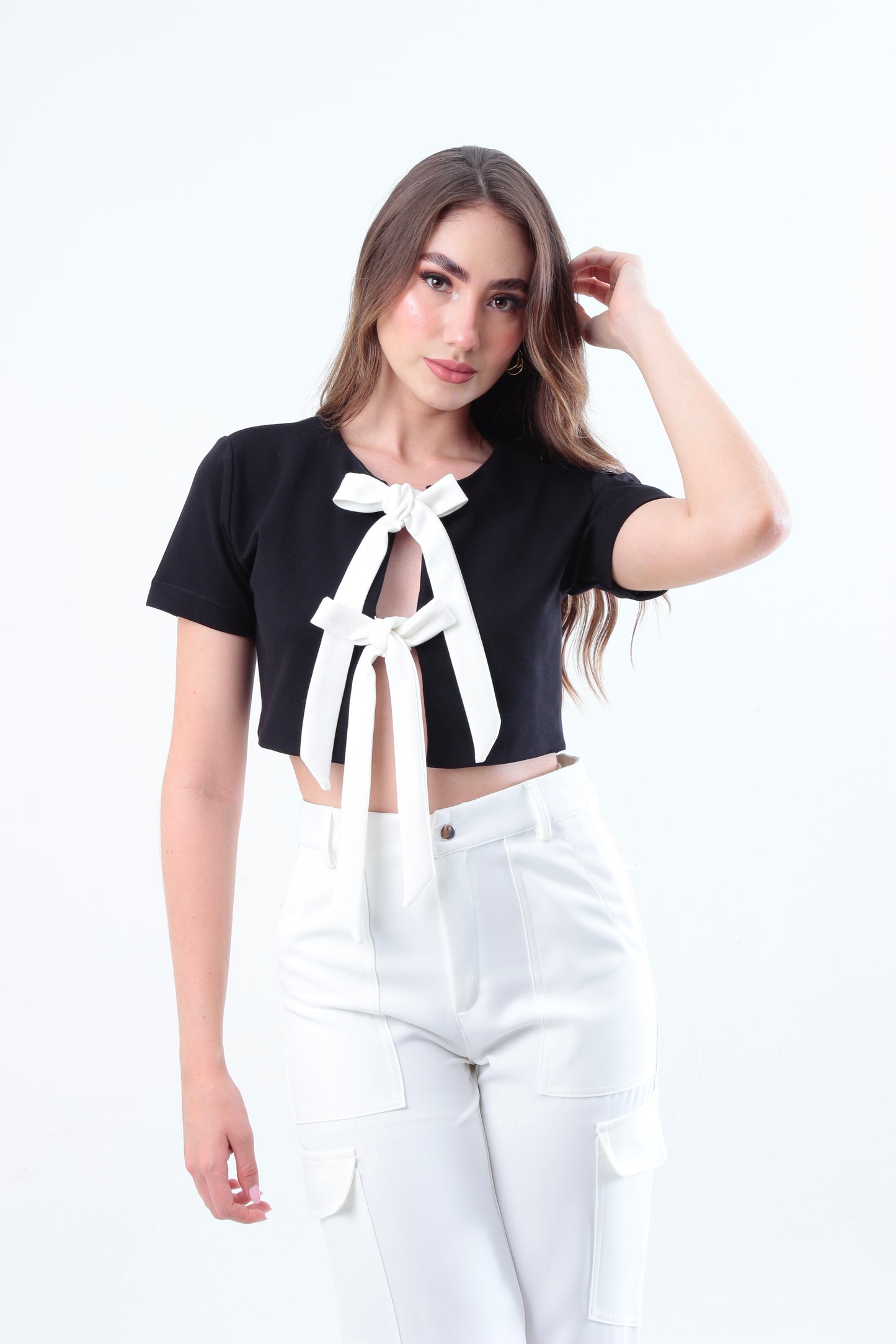 blusa charm negro