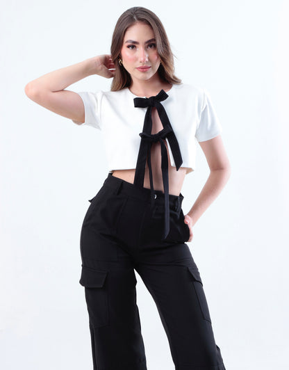 Blusa Charm Marfil