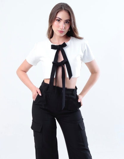 Blusa Charm Marfil