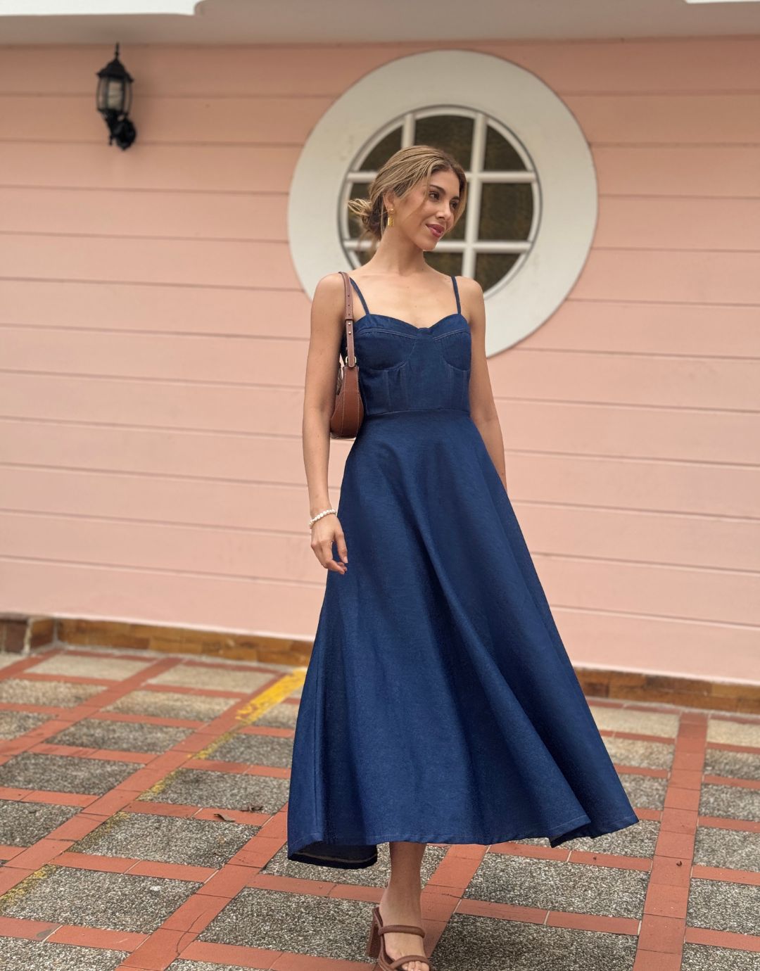 vestido denim